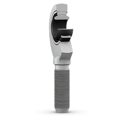 Наконечник с подшипником из стали с хвостовиком с внешней резьбой